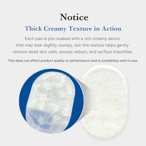 Zero Pore Peel Pads (8ea) | Smoothing Mitt for Face & Body | Rice Extract, Natural AHA & Panthenol | Double-Sided Organic Cotton & Microfiber Pads | Polish for Smooth, Clear Skin | Korean Skin Care