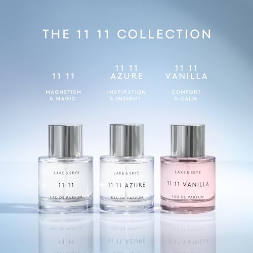Lake & Skye 11 11 Eau de Parfum Spray, Long Lasting Fragrance, 1.7 fl oz (50 ml) - Sheer & Uplifting Scent