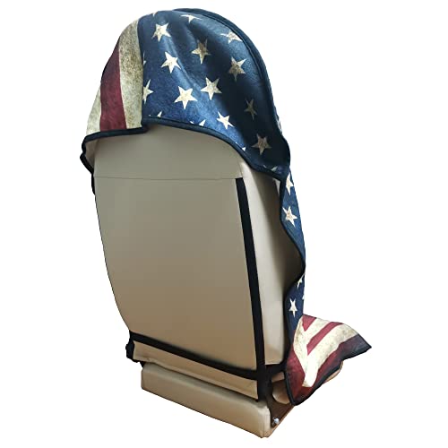 LoyaGour Car Seat Cover Protector Front Seats,for Gym Workout,Running,Swimming,Beach and Hiking,Waterproof Sweat Towel Bucket Seat Covers for Cars SUV Trucks (Rainbow, 2Pcs)