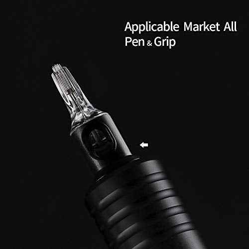 Stigma #10 (3RL) Bugpin Tattoo Cartridges Disposable Tattoo Cartridge Needles with Membrane Safety Cartridges for Tattoo Artists Round Liner 50Pcs Super Value Pack EN05-50-1003RL