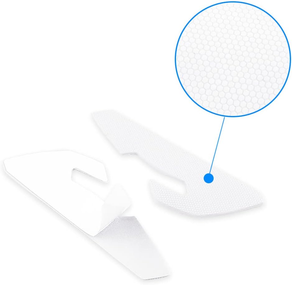 A Pair Grip Tape Replacement for Razer Viper/Viper Ultimate Gaming Mouse (White)