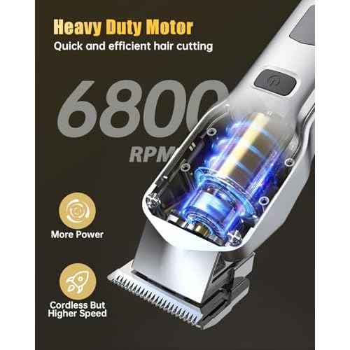 Romanda Clippers and Trimmers Set, Hair Clippers for Men Cordless,Mens Clippers and Grooming Set,Barber Clippers Set