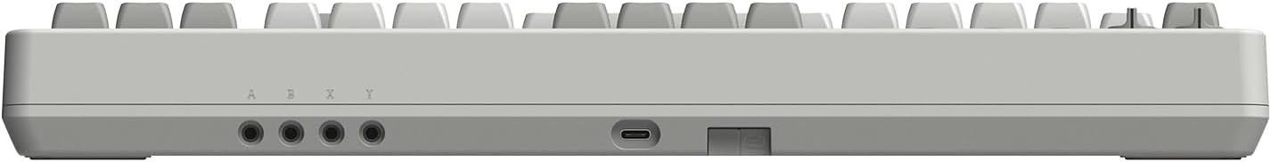 8Bitdo 87 Keys Retro Mechanical Keyboard Bluetooth/2.4G/USB-C, Hot Swappable, Dual Super Programmable Buttons, Volume knob for Windows and Android - M Edition