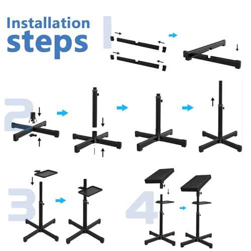 Tattoo Armrest Stand With Tray - ZHOOGE Tattoo Arm Leg Rest Stand Adjustable Height Soft Pad for Tattoo Studio Tattoo Supply