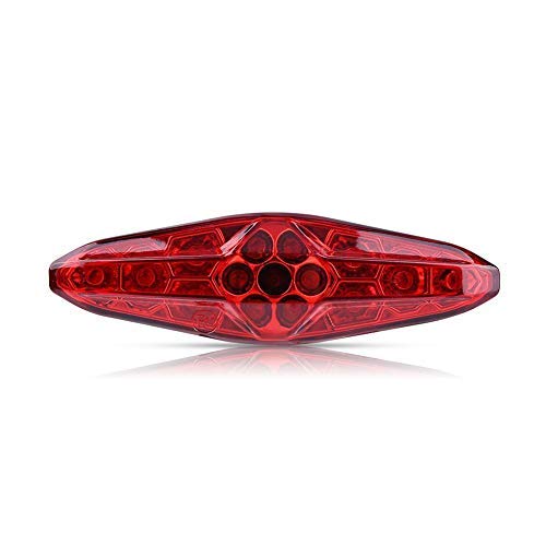 12V Universal 15 LED Motorcycle Rear Tail Light Brake Stop Running Tail Light ATV Dirt Bike (B)