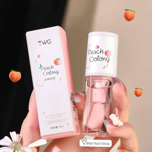 4PCS Tinted Hydrating Lip Oil Set,Clear Lip Gloss,Honey Lip Oil,Lip Gloss Flavoring Oil Long Lasting Nourishing for Women Girls