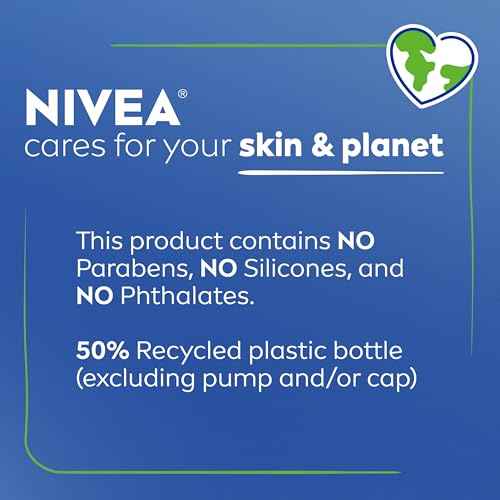 NIVEA Sheer Hydration Skin Firming Body Lotion with Q10 and Vitamin C, 72-Hour Body Moisturizer for Normal to Dry Skin, 16.9 Fl Oz Pump Bottle, Pack of 3