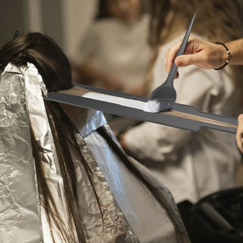 4 PCS Balayage Highlighting Board and Highlighting Brush Kit, 1 Hair Dye Brush and 3 Balayage Highlighting Board with Teeth Hair, for Hair Dye, Hairstylist Accessories Brushes