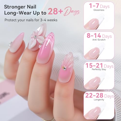 Makartt Poly Nail Gel: Clear 50ML Gel Builder for Natural-Looking Strengthener 3D Molding Gel for Trendy Nail Art-Long-Lasting and Easy to Use Supplies
