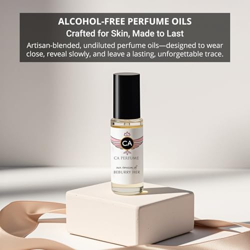 CA Perfume Amber Rouge Saffron Fragrance Body Oil For Women & Men Roll On 0.33fl oz / 10ml