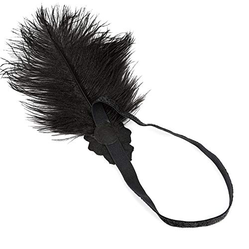 1920s Headpiece Great Gatsby Accessories Flapper Headband Wedding Headpieces for Bride Roaring 20's Art Deco Hair Clip