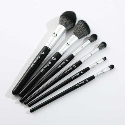 6 PCS The nightnnare before Chrismas Gifts with Box The nightnnare before Chrismas Makeup Brushes Eyeshadow Brushes Halloween Make Up Kit