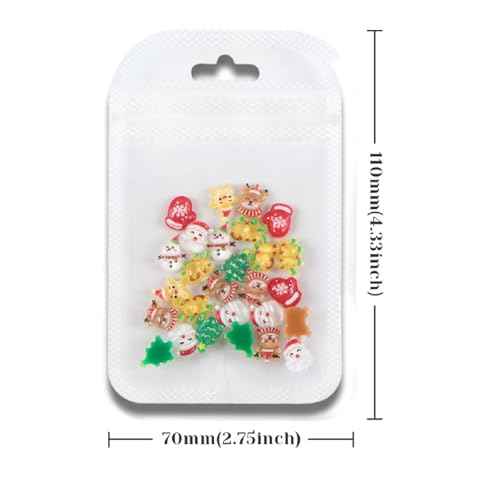 30 Pcs Christmas Snowman Nail Charms Resin Cute Santa Claus Nail Rhinestones Bell Elk Christmas Cartoon Resin Design Nail Art Charms Acrylic Nail Art Accessories Christmas Nail DIY Decoration Women