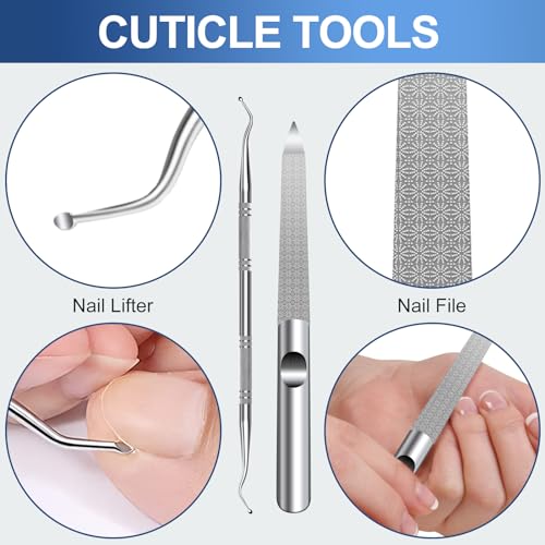 Toenail Clippers for Seniors Thick Toenails, Mens Stocking Stuffers 2025, Heavy Duty Large Toe Nail Clippers for Men with Catcher, 360¡ÆRotating Nail Clippers, Christmas Xmas Presents Gifts for Adults