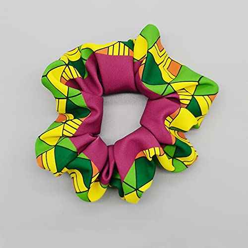 4 Pcs Anime Hair Scrunchies Hair Ties for Kids Adults, Elastic Ponytail Holder Bracelet Costumes, Cosplay Hair Accessories