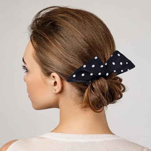 6pcs Bun Makers - Flexible Donut Twister, French Curl Hair Clips and Accessories for Women's Long, Thick or Thin Hair