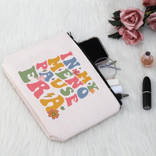 G2TUP Funny Menopause Gift My Menopause Era Makeup Bag Hormone Therapy Cosmetic Bag Hot Flashes Gift (Menopause Era MB)