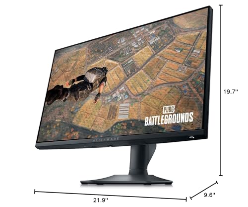 Alienware 25 Gaming Monitor AW2523HF 24.5" IPS LED Full HD (1920 × 1080) 360Hz Display - AMD FreeSync - VESA - Monitor (USB, HDMI) Height/Tilt/Swivel/Pivot Adjustability - Dark side of the Moon