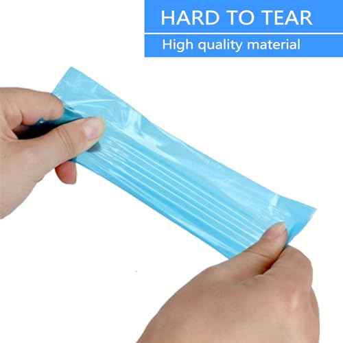 Large Tattoo Pen Covers 400Pcs - Tattoo Machine Covers Tattoo Grip Extra Wide Machine Bags 2.6"x7" Big Sleeves Blue Tattoo Supplies