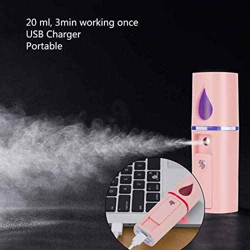 Facial Steamer for Face Nano Facial Mister Sprayer Set, Face Steamer for Facial Deep Cleaning, Portable Mini Face Steamer for Clogged Pore, Sinuses (Include Blackhead Remover Kit, Brush)