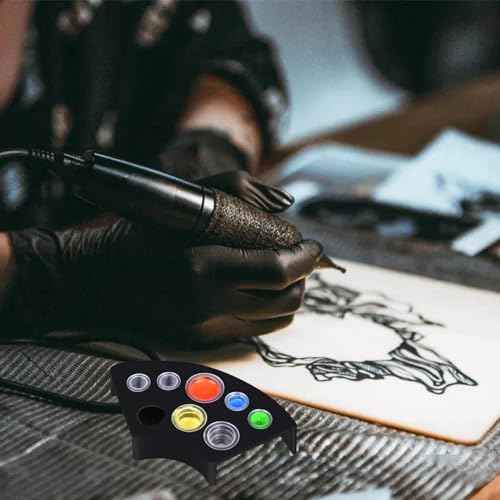 330 Tattoo Practice Skins with Transfer Paper Ink Cups - Mix 300 Pigment Caps 20 Tracing Paper 10 Fake Skin