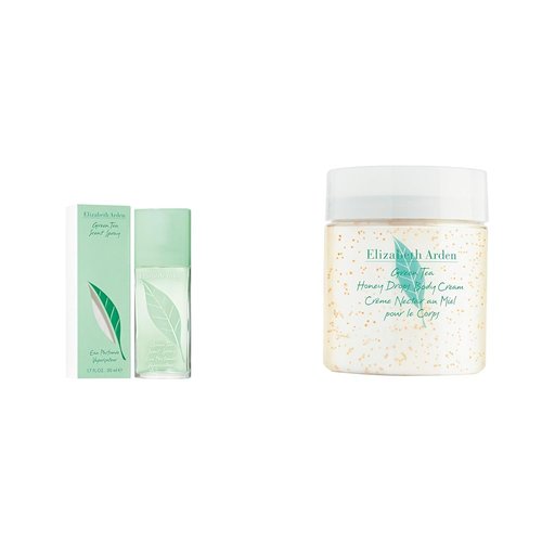 Elizabeth Arden Green Tea Honey Drops Body Cream & Green Tea Scent Spray Eau de Toilette, 1.7 fl oz