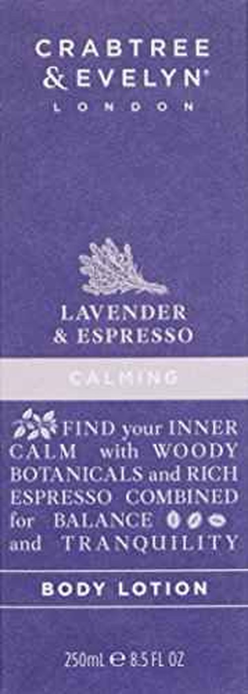 Crabtree & Evelyn Body Lotion, Lavender & Espress, 8.5 Fl Oz