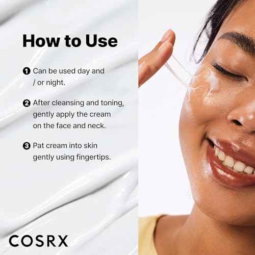 COSRX Snail Mucin 92% Face Moisturizer, 3.52 Oz, Lightweight Moisturing Cream for Soft, Glowy Skin, Korean Skin Care, Korean Moisturizer Face Cream