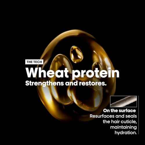 L'Oreal Professionnel Paris Absolut Repair 10-in-1 Oil - Nourishing Multi-Benefit Hair Oil For Dry & Damaged Hair, Repairs Damage Repair & Provides Shine