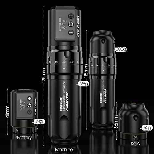 MAST TATTOO Wireless Battery for Fold Pro Tattoo Pen Machine