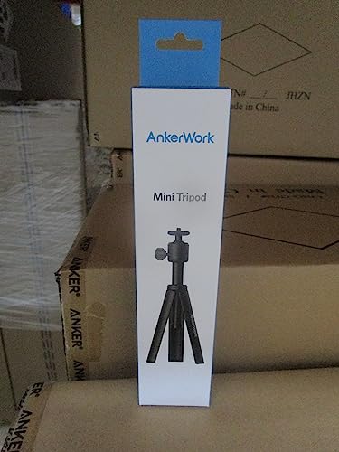 AnkerWork Mini Tripod by Anker, Stand for Webcam, Small Flexible Tripod