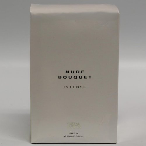 Zara Nude Bouquet Intense Women's Perfume Parfum 100ml (3.4 fl oz) Delicate Floral Bouquet with Bergamot, Peach, Iris & Vanilla Fresh, Elegant & Long-Lasting Scent