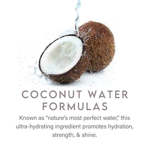 ALURAM Coconut Water Shine Serum, Frizz Elimination & Radiant Gloss for All Hair Types, 2 Fl Oz