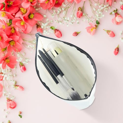 Mental Health Makeup Bag Cosmetic Bags Skull Decor Travel Toiletry Bag Mental Health Gifts Zipper Pouch Inspirational Gifts for Women Girls Sisters Psychologist Therapist Counselor Medical Personnel