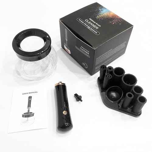 Makeup Brush Cleaner Dryer, Neeyer Super-Fast Electric Brush Cleaner Machine Automatic Brush Cleaner Spinner Makeup Brush Tools