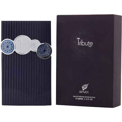 Afnan Tribute Blue Travel Edition Eau De Parfum Spray, 3.4 Fl. Oz