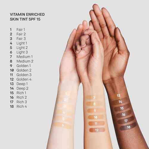Bobbi Brown Vitamin Enriched Skin Tint SPF 15 | Broad Spectrum SPF Skin Tint | Hydrating Tinted Moisturizer | Vitamins B, C, & E