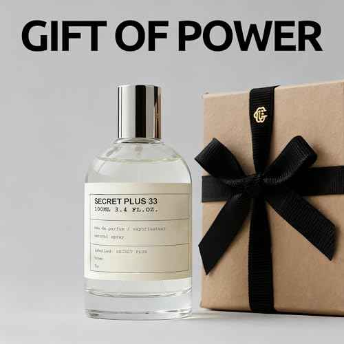 Men's Cologne Set Secret Plus 33 100ml Eau de Toilette & 10ml Pheromone Perfume Oil | Citrus Floral Woody Fragrance | Long Lasting Fresh & Sophisticated Scent for Men Gift