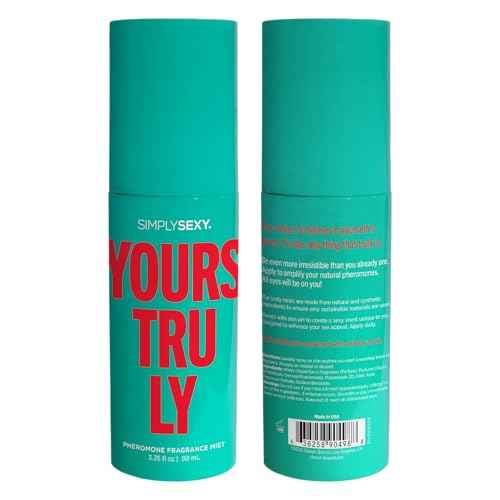Affirmations Yours Truly Pheromone Body Mist for Women - Fruity Floral Scent with Notes of Natural Fresh Lemon, Sweet Bergamot, and Mandarin - 3.35 fl oz
