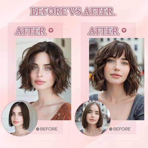 SEGO Human Hair Topper Double-Layer Hand-Stitched Thinning Hair Toppers for Women 360¡Æ3D Coverage Toppers Hairpieces Add Volume,11inch #4P27 Medium Brown Mixed Dark Blonde,20g