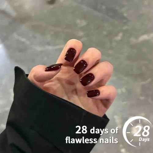 deep red 15ml Gel Polish,red nail polish Salon- Deep Wine Red,UV Light Cure for The Beauty of DIY Nail Design for Women and Gift Selection 0.52 fl.oz