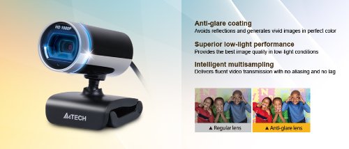 A4Tech Full HD 1080p Webcam with Built-in Microphone (PK-910H)