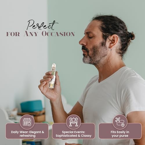MOBETTER FRAGRANCE OILS Aqua Duo Geo Cologne Body Oil for Men (10ml Roll On)