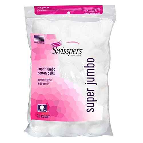 Swisspers Cotton Balls Jumbo Plus Size, 70 Count
