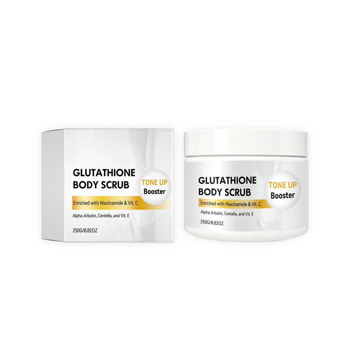 Brightening Body Scrub 250g Exfoliating Skin Care for Smooth, Radiant Body