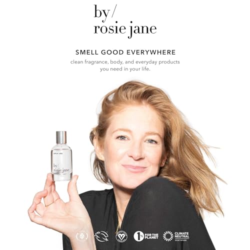 By Rosie Jane Discovery Mini Perfume Set - 7 Piece Travel Size Gift Set - Includes Scents Missy, Dulce, Leila Lou, James, Lake and Dylan - Clean Perfume for Women (7 Count)