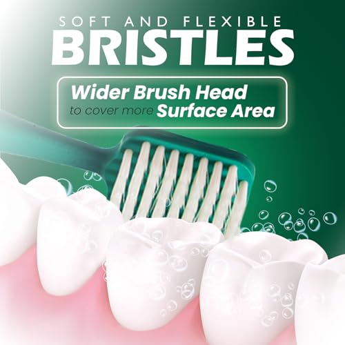 BIG MOUTH TOOTHBRUSH Dr Bobbi Electric Toothbrush for Adults Ultrasonic Rechargeable Toothbrush with 5 Cleaning Modes & 2-Minute Smart Timer Retains 42-Day Battery Travel-Ready Design ? (Green)