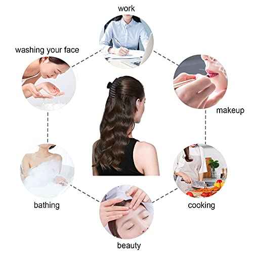 2 Pack Big Hair Claw Clips Nonslip Large Claw Clip for Women and Girls Hair,Strong Hold Grips Hair Accessories 4 Inch (Black)