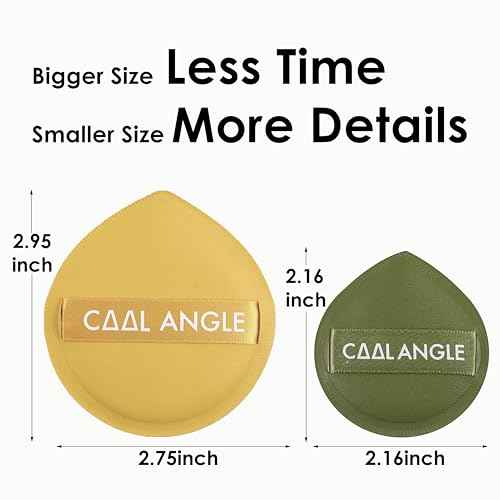 5Pcs Makeup Sponge For Foundation Concealer And Powder, Latex Free Blender Sponge For Natural And Easy Makeup Soft Long-lasting And Beginner-friendly, Green, Medium