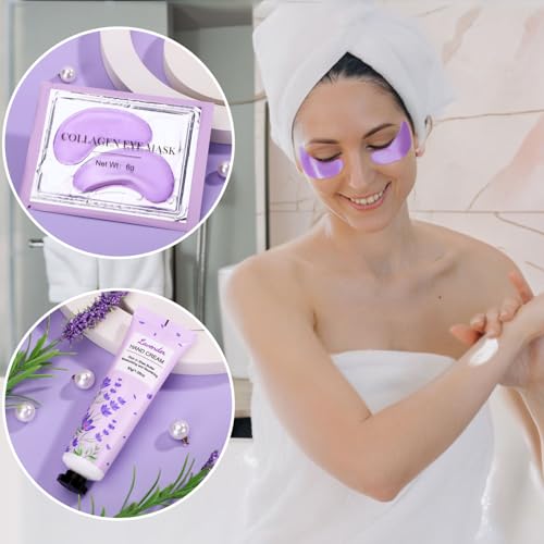 Self Care Gifts for Women Birthday Unique, Relaxing Spa Gift Baskets for Women Care Package Get Well Soon Gift, Christmas Gifts for Mom Her Girlfriend Wife Sisters Friends With Blanket